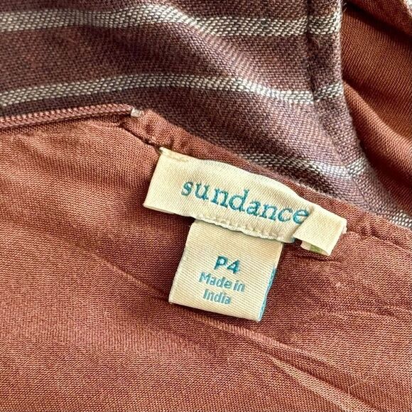 The Sundance Allende Summer Time 100% Linen Midi Dress Women's Petite 4 - Picture 4 of 9